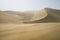 Sand dunes landscape and waves of sand in Gobi Desert in China, Gobi Desert, China