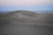 Sand dunes of the Maspalomas Desert after sunset.