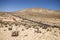 Sand dunes and mountains near Sotavento beach on Jandia peninsul