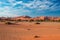 Sand dunes in the Namib desert at dawn, roadtrip in the wonderful Namib Naukluft National Park, travel destination in Namibia, Afr