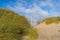 Sand dunes and old power plants whose three large smokestacks can be seen from anywhere in Morro Bay. Morro Bay State Park,