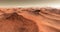 Sand Dunes on Planet Mars. The Geology of Mars