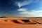 Sand dunes in Rub al Khali desert