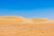 Sand dunes of Sahara desert near Ong Jemel in Tozeur,Tunisia.