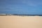 Sand dunes on the seashore of the Islands on the Atlantic Ocean