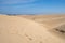 Sand dunes on the seashore of the Islands on the Atlantic Ocean