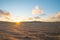 Sand dunes sunset, Oceano, California