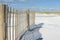 Sand Fence and Dunes at the Beach