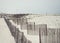 Sand Fences Prevent Erosion on Florida Beach