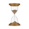 Sand hourglass clock