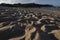 Sand of La Licciola Beach in Sardinia