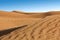 Sand landscape in desert