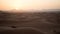 Sand landscapes and dunes in the Sahara desert