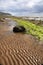 Sand patterns on Robin Hoods Bay beach