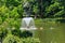 Sand pond with fountain \\\