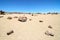 Sand and Rocks Desert