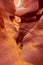 Sand on sandstone in lower antelope canyon