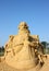 Sand sculpture of Alexander Graham Bell