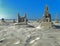 Sand Sculptures on the beach