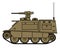 Sand small armored vehicle