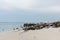 Sand and stones, Gulf of Mexico, Florida, USA