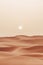 Sand texture during sunrise, Sahara Desert Merzouga, Morocco vertical oriented