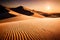 sand twirling pattern on desert sand dune.