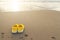 Sandals on the beach