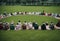 when Sandals eid Klaten moslem sitting sitting Indonesia people Captured 2023 shalat grass moslems back Fitr Klaten April praying