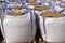 Sandbag white big bag sand sacks quarry