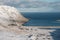 Sandbotnen beach is a hidden beach in lofoten island. Great view from hike to Ryten which is famous hike to KValvika beach. Winter