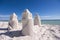 Sandcastle on Gulf Island National Seashore, Pensacola Beach, Florida