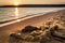 Sandcastle Sunset at Lake Superior