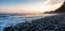 Sandcut Beach on the West Coast of Pacific Ocean.