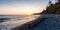 Sandcut Beach on the West Coast of Pacific Ocean.