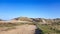 Sanddunes Holywell bay North Cornwall coast . Near Newquay