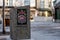 Sandefjord, Vestfold, Norway - mars 2019: monument for sailors in front of city church sjÃ¸man