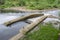 Sandersons Weir Salmon Fish Pass, River Don, Sheffield, June 4th, 2020 Long Exposure