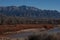 Sandia Mountain on the Rio Grande, New Mexico