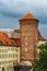 Sandomierska Tower. One of the Wawel Castleâ€™s three artillery towers. Cracow