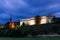 Sandomierz Town in Poland Old Town Panoramic Cityscape. Gothic Cathedral nad Royal Castle