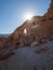 Sandstone Arches natural formations at Timna Park, Israel