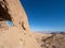 Sandstone Arches natural formations at Timna Park, Israel