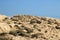 Sandstone and blue sky in Lopar on the island Rab in Croatia