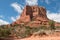 Sandstone butte in Red Rock State park