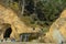 Sandstone Caves on Oregon Coast Beach