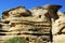 Sandstone cliffs