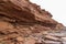 Sandstone cliffs at Cavendish beach of Prince Edward Island