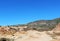 Sandstone cliffs and hillside at Point Loma in San Diego, California