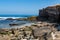 Sandstone Cliffs and Scattered Rocks in La Jolla, California